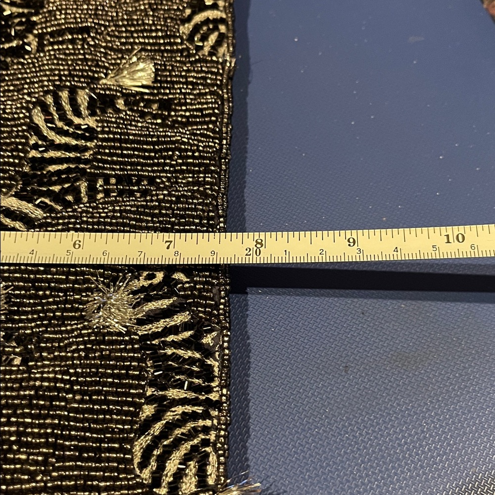 Anthropologie beaded clutch zebra NWT - Picture 9 of 9